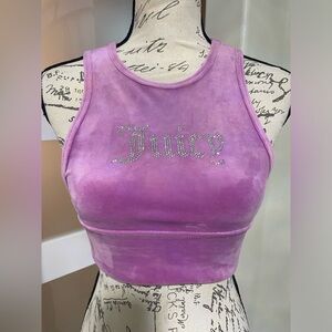 Juicy Couture Women's Pink Crop Top